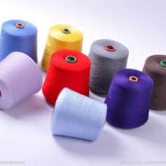 100% Polyester Colored Dyed Yarn